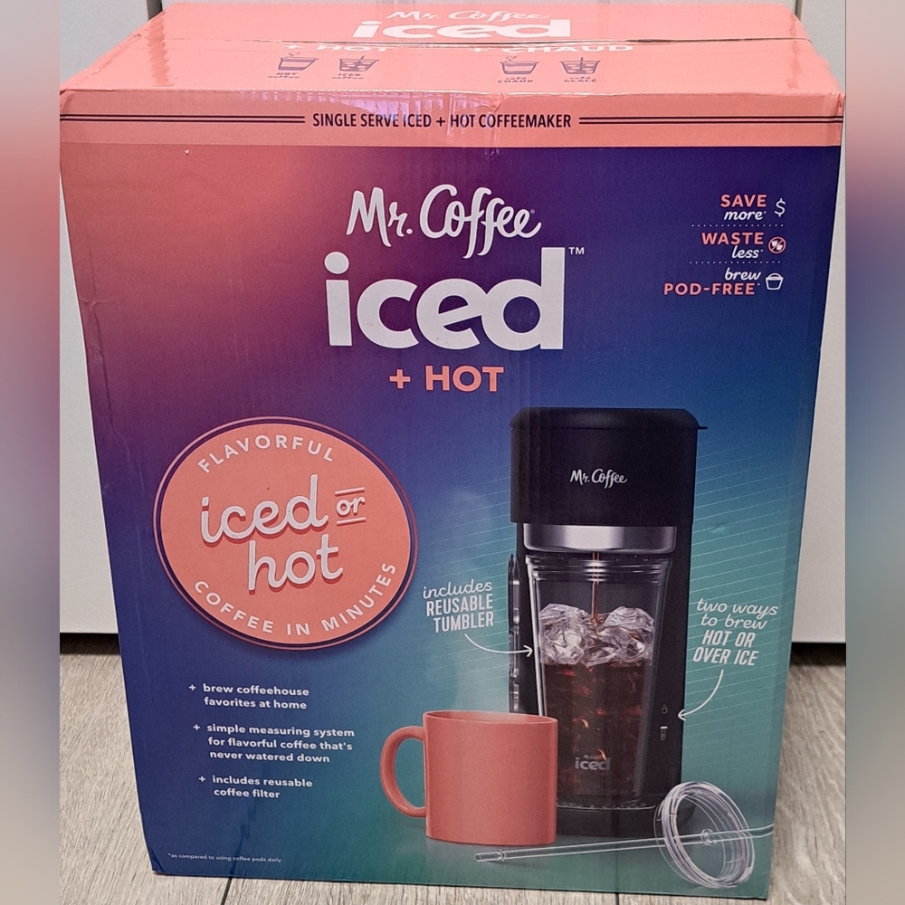 New Mr. Coffee Iced + Hot Coffee Maker